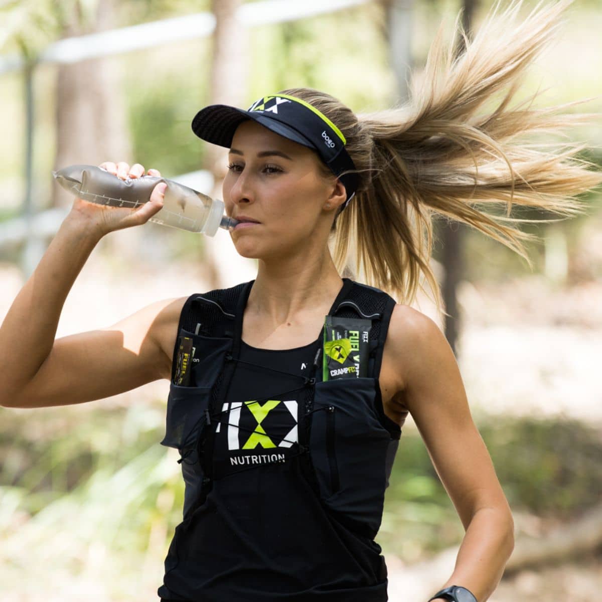 Fixx Nutrition Soft Flask – Black or Clear 500ml