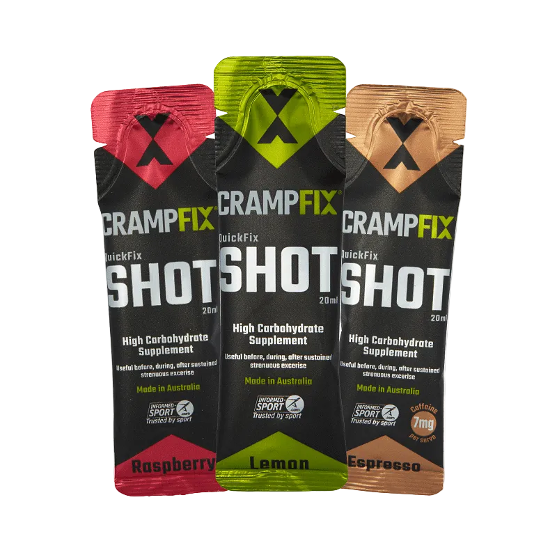 CrampFix Quickfix Shots 20ml - 3 Flavours