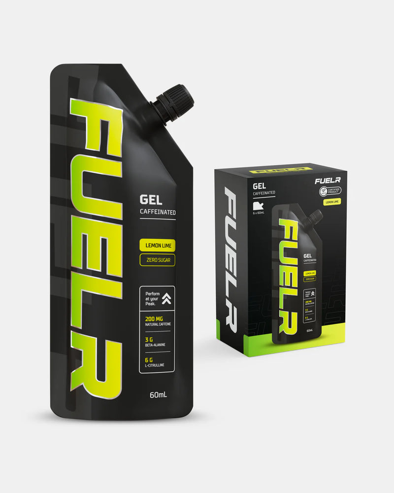 FUELR Isotonic Energy Gel Lemon Lime Caffeine