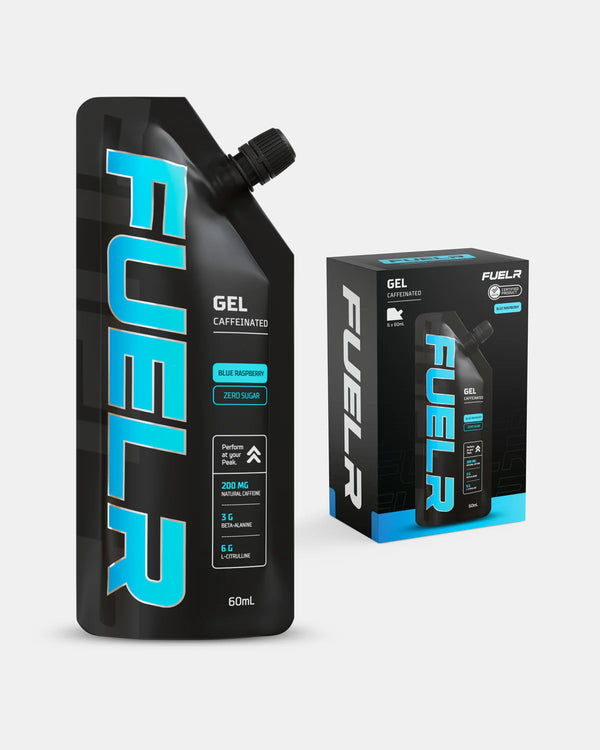 FUELR Isotonic Energy Gel Blue Raspberry Caffeine