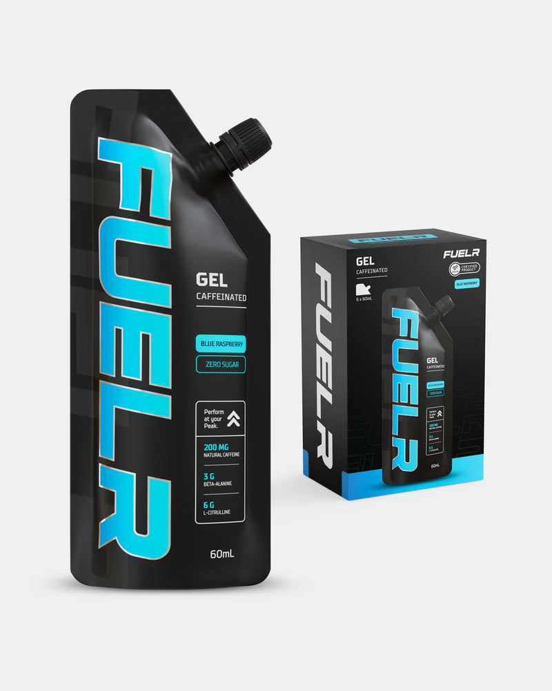 FUELR Isotonic Energy Gel Blue Raspberry Caffeine