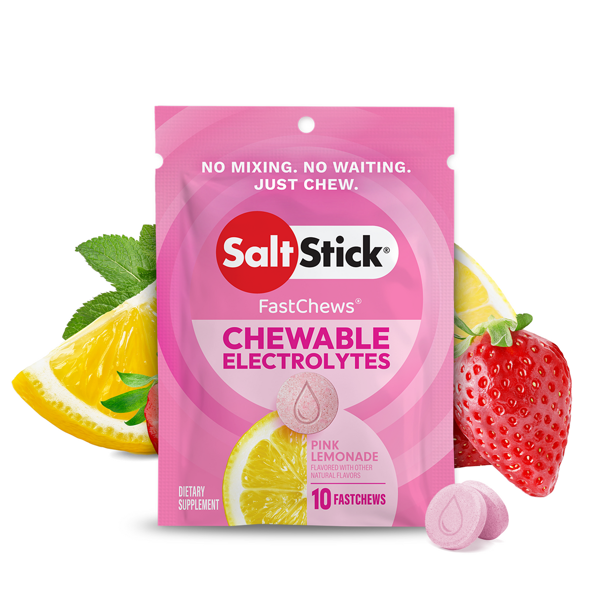 Salt Stick Electrolyte FastChews Sachet Lemon Lime