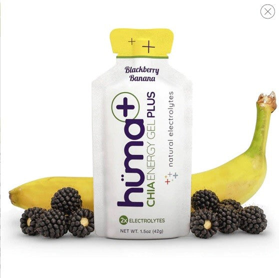 Hüma PLUS All Natural Energy Gel Blackberry and Banana