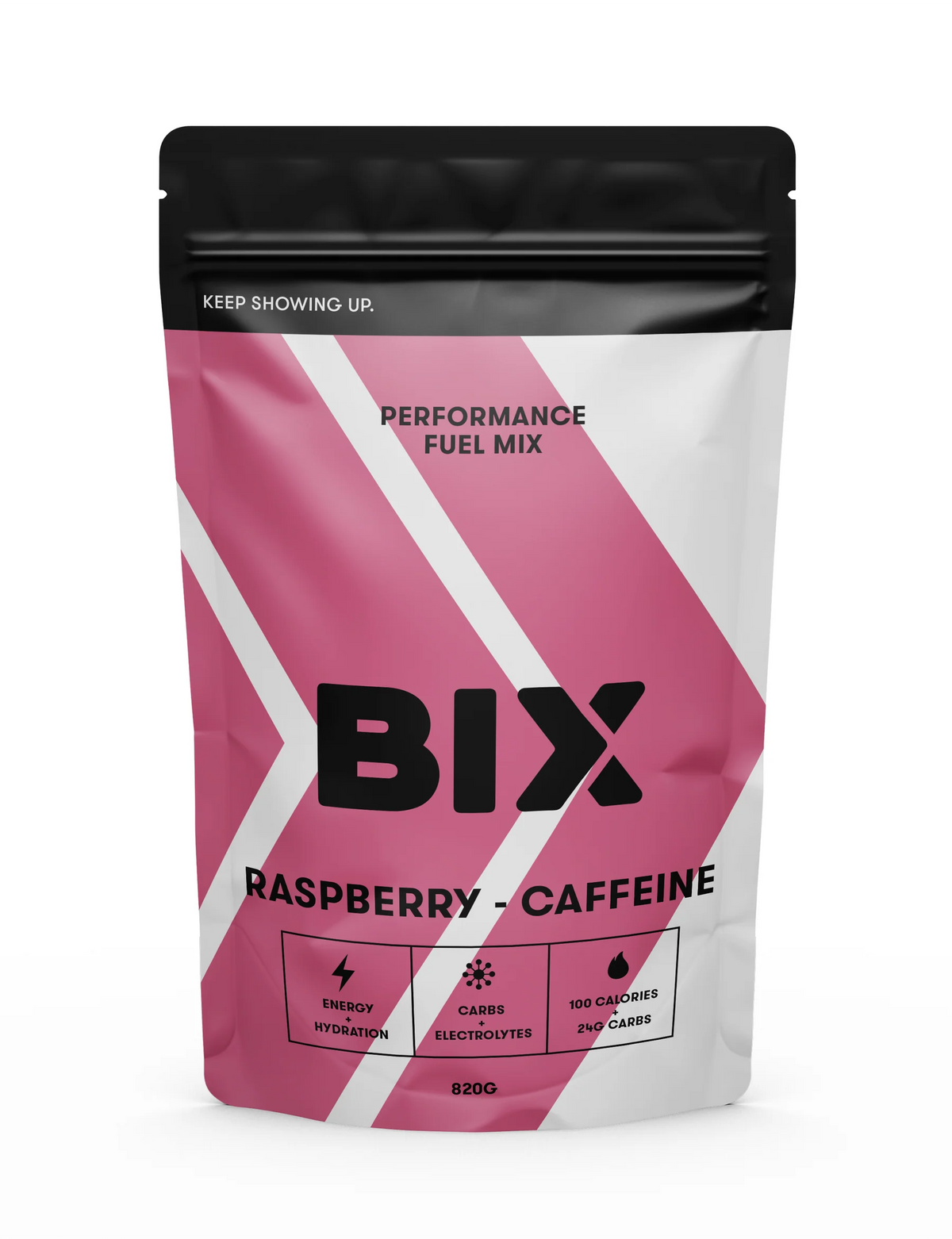 BIX Performance Fuel - High Carb Drink Mix Raspberry Caffeine