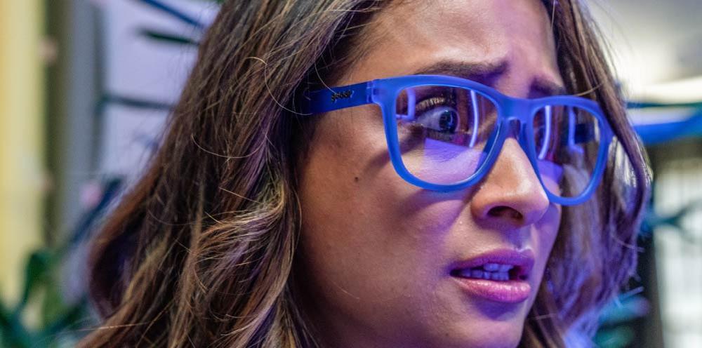 Goodr OG Blue Blocker Glasses – Blue Shades of Death