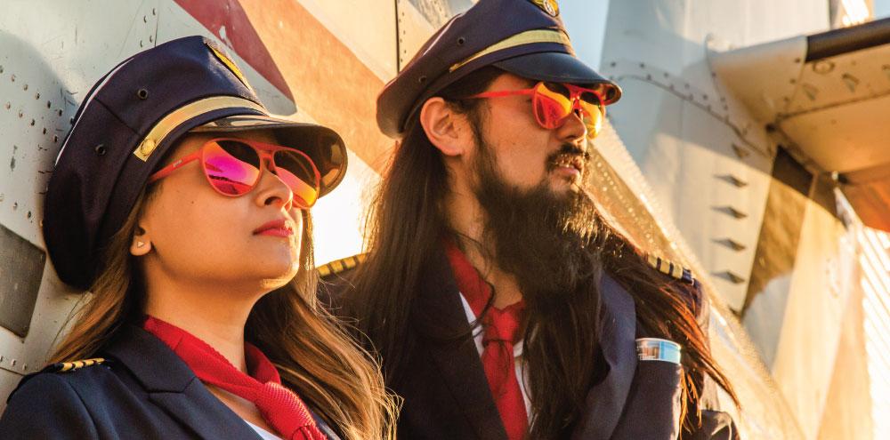 Goodr Mach Gs Aviator – Captain Blunt’s Red-eye