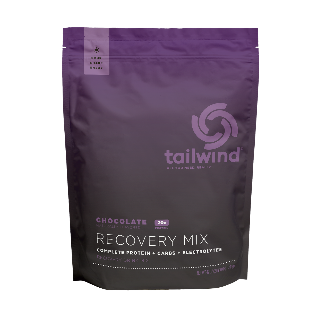 Tailwind Nutrition Fava Recovery Mix Chocolate - Large, Single Serve