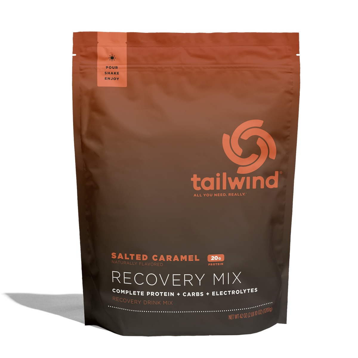 Tailwind Nutrition Fava Recovery Mix Salted Caramel - Large (20 Serves), Single Serve