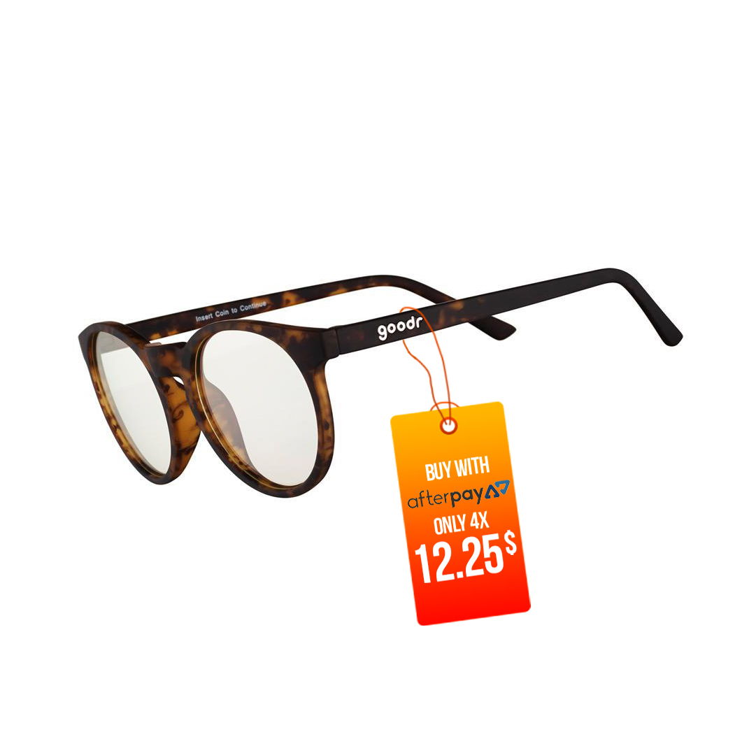 Goodr Circle G Blue Light Sunglasses – Insert Coin to Continue