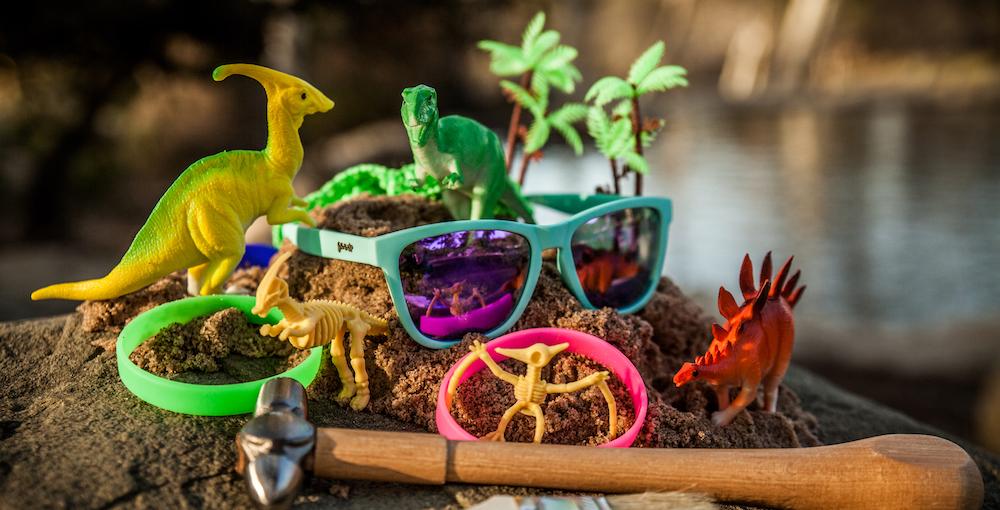 Goodr OG - Electric Dinotopia Carnival