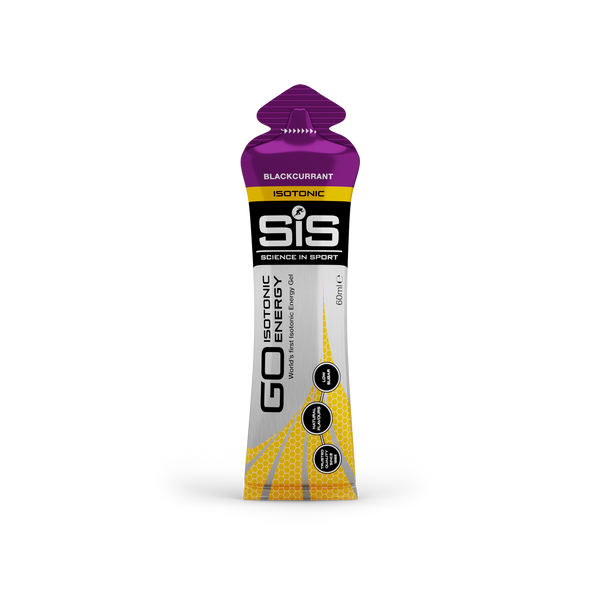 SIS GO PLUS ISOTONIC ENERGY GELS Blackcurrant