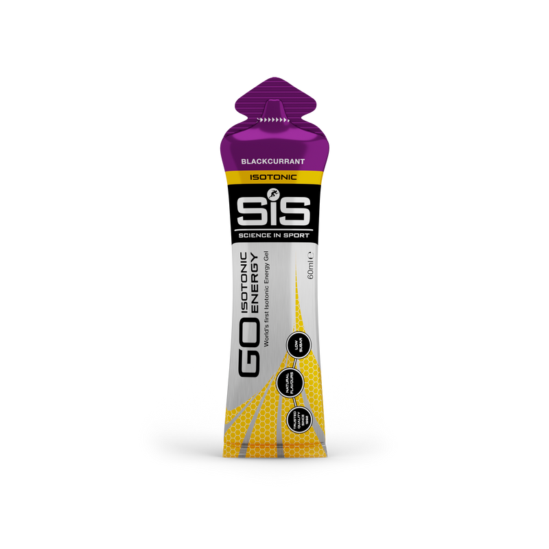 SIS GO PLUS ISOTONIC ENERGY GELS Blackcurrant