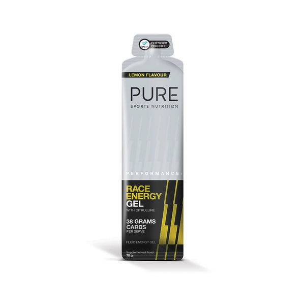 PURE Sports Nutrition: Race Energy Gels lemon