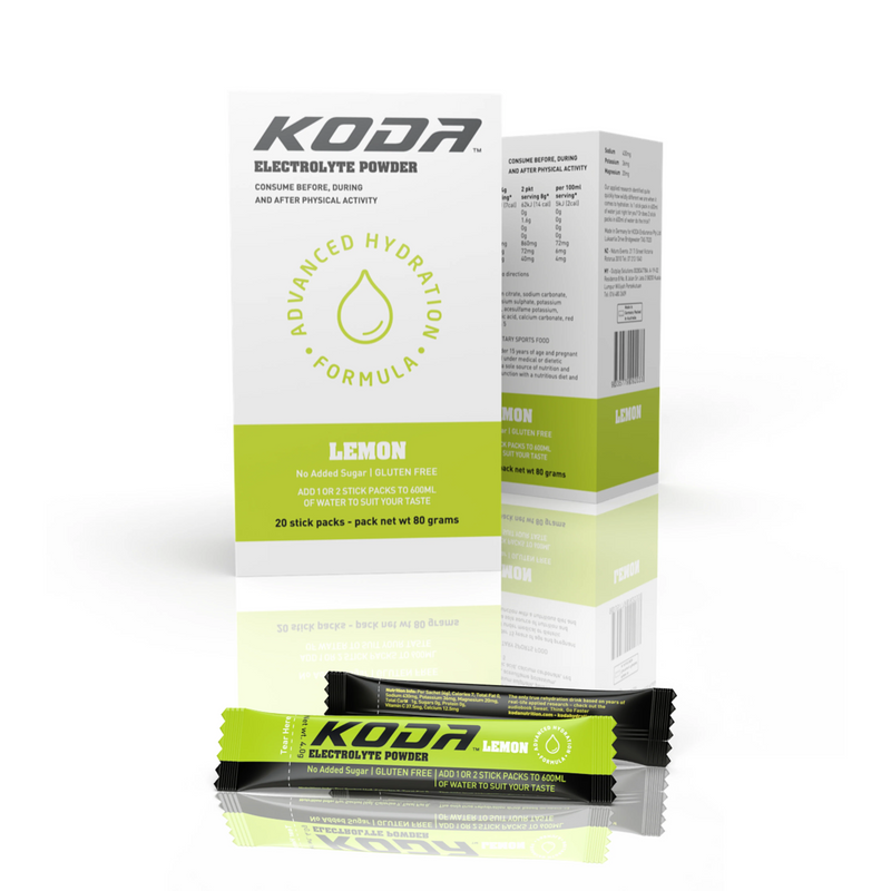 Koda Nutrition Electrolyte Powder - 20 Stick Pack Lemon