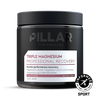 PILLAR Performance Triple Magnesium Powder – 40 Serve Tub Natural Berry