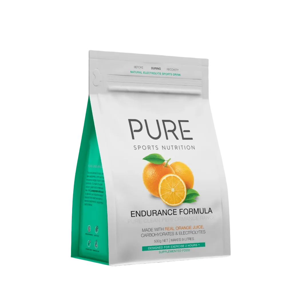 Pure Sports Nutrition Endurance Formula 500G Pouch Orange