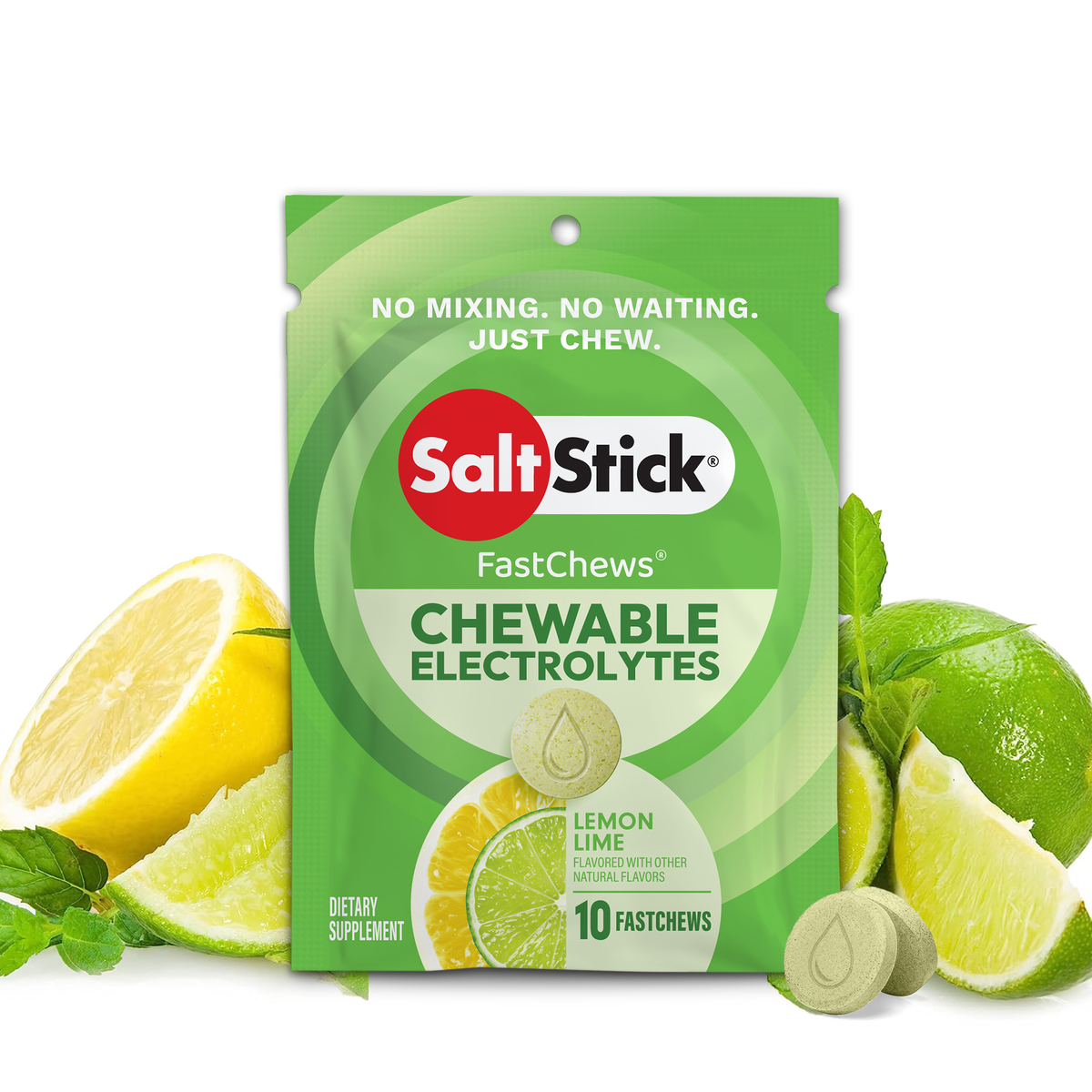 Salt Stick Electrolyte FastChews Sachet Lemon Lime