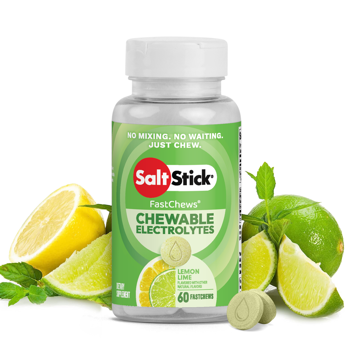 Salt Stick Electrolyte FastChews Bottle Lemon Lime