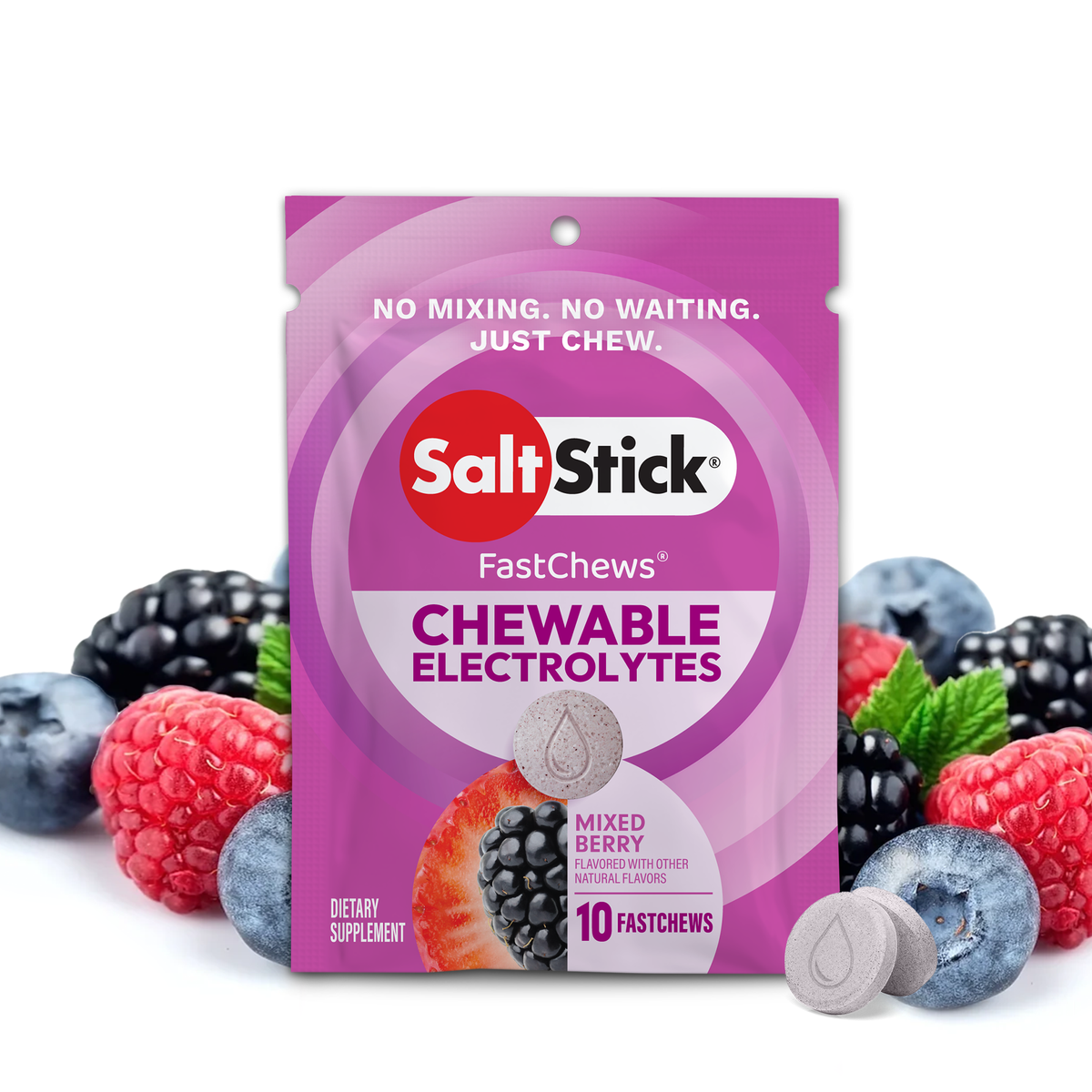 Salt Stick Electrolyte FastChews Sachet Lemon Lime