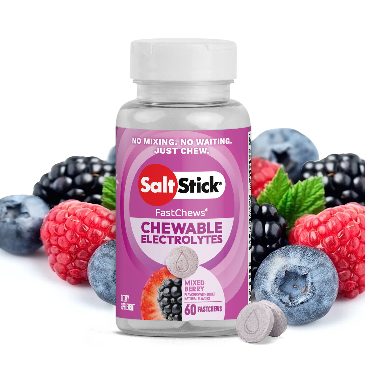 Salt Stick Electrolyte FastChews Bottle Lemon Lime