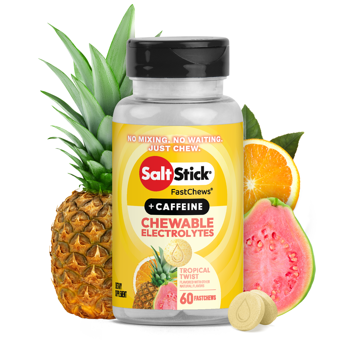 Salt Stick Electrolyte FastChews Bottle Lemon Lime