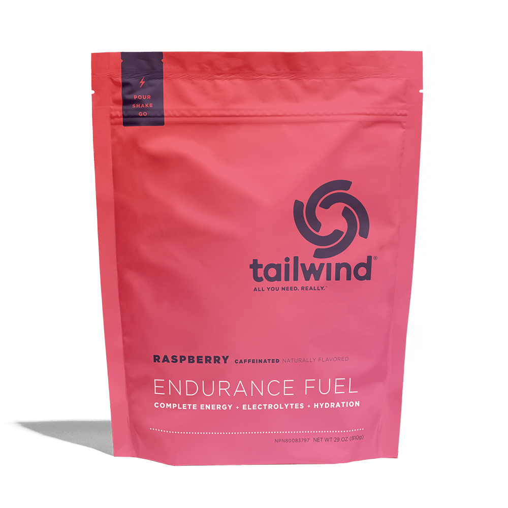 Tailwind Nutrition Endurance Fuel Raspberry Buzz Caffeine 850g Bag, 1350g Bag