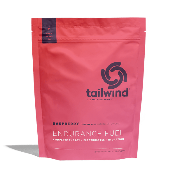Tailwind Nutrition Endurance Fuel Raspberry Buzz Caffeine 850g Bag, 1350g Bag