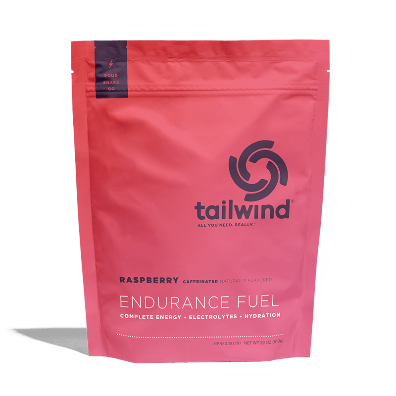 Tailwind Nutrition Endurance Fuel Raspberry Buzz Caffeine 850g Bag, 1350g Bag