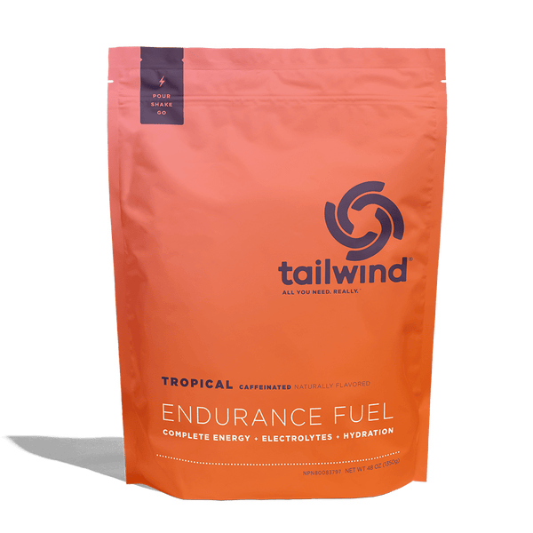 Tailwind Nutrition Endurance Fuel Tropical Buzz Caffeine 850g Bag, 1350g Bag